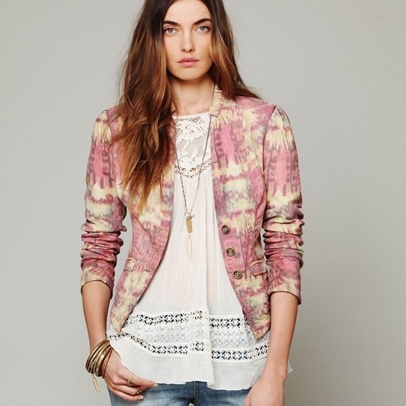 FREE PEOPLE | Tie-dye Blazer - Picture 1 of 9